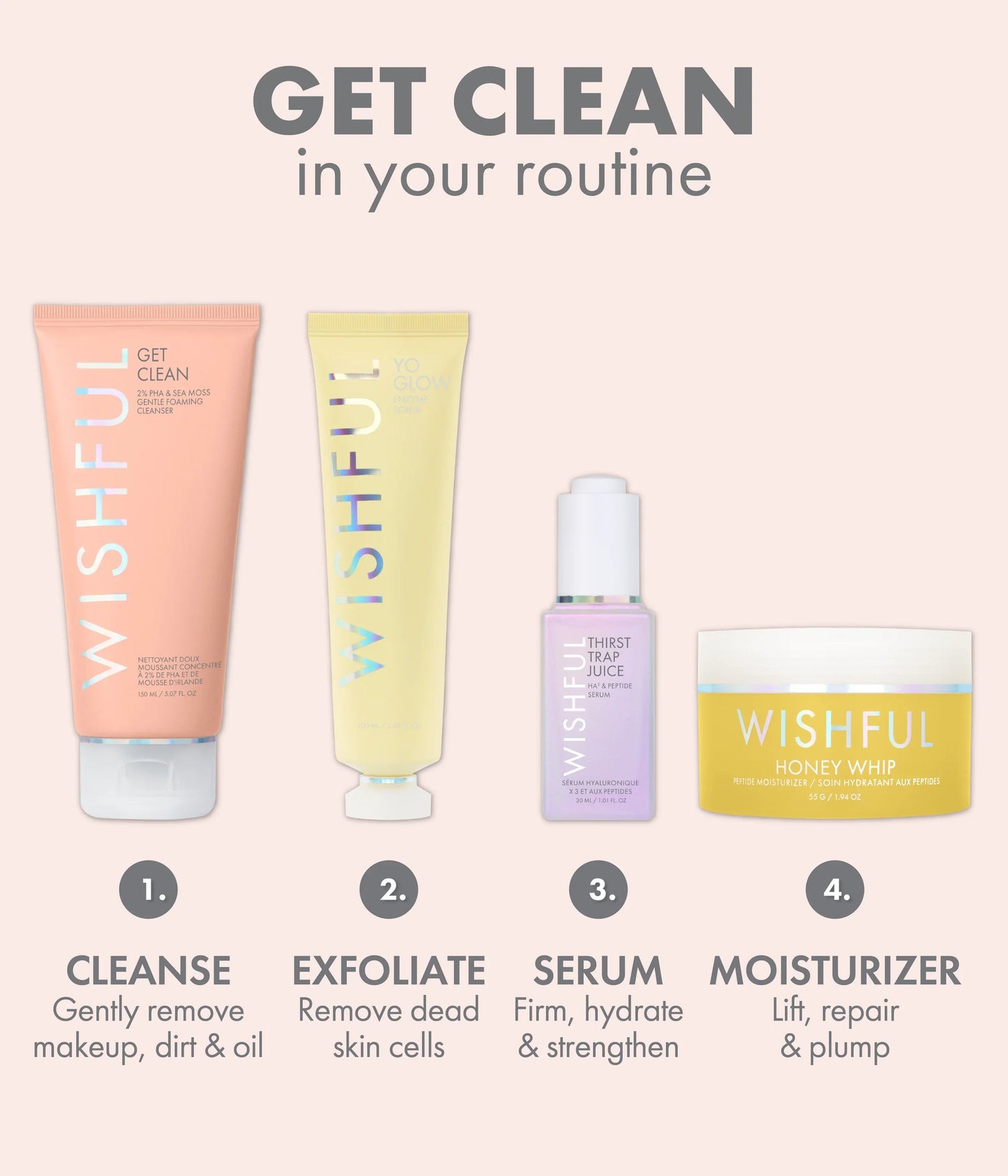 GET CLEAN 2% PHA & SEA MOSS GENTLE FOAMING CLEANSER - US 3646