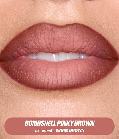 BOMBSHELL BROWN LIP DUO - US 5721