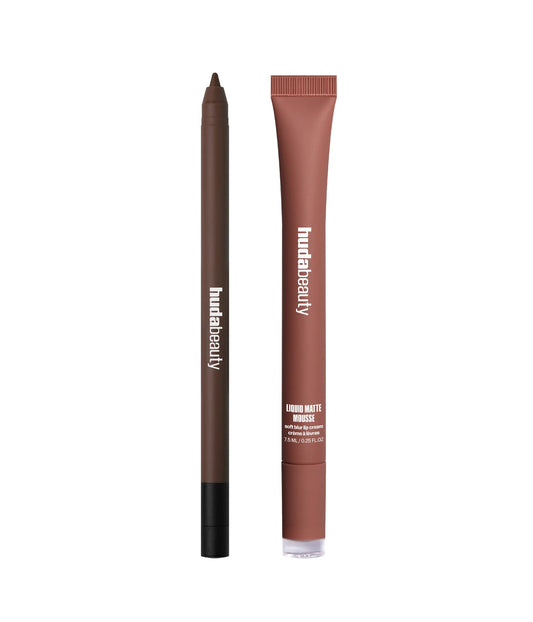 WARM BROWN LIP DUO - US 3356
