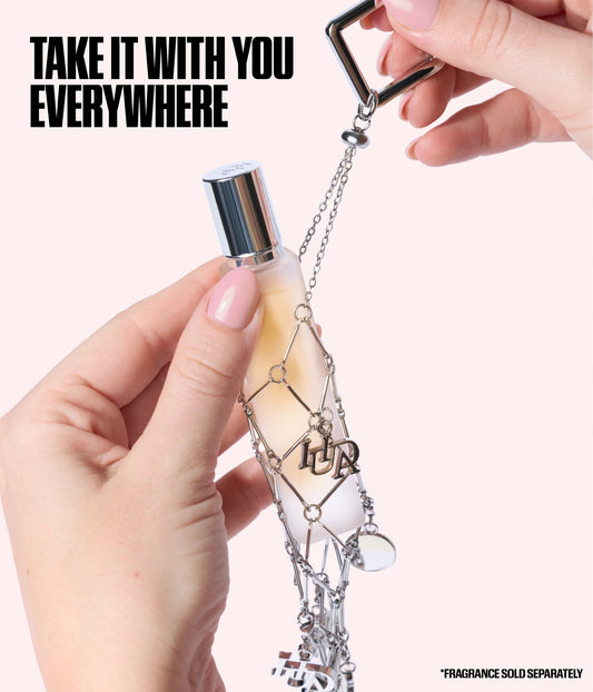 TRAVEL SPRAY FRAGRANCE HOLDER WITH CHARMS - US 3462
