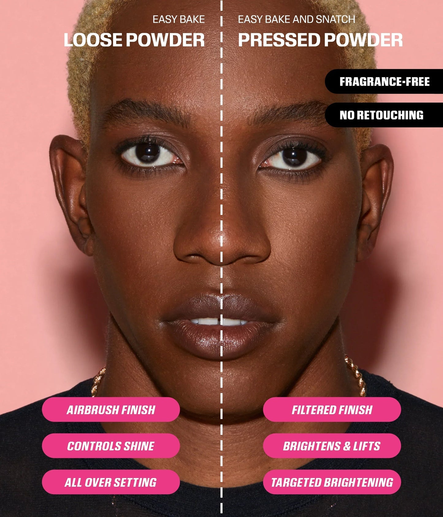 EASY BAKE FRAGRANCE FREE LOOSE BAKING AND SETTING POWDER - US 2334