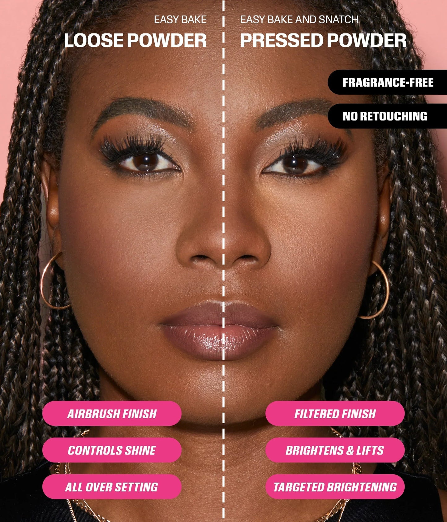EASY BAKE FRAGRANCE FREE LOOSE BAKING AND SETTING POWDER - US 3193