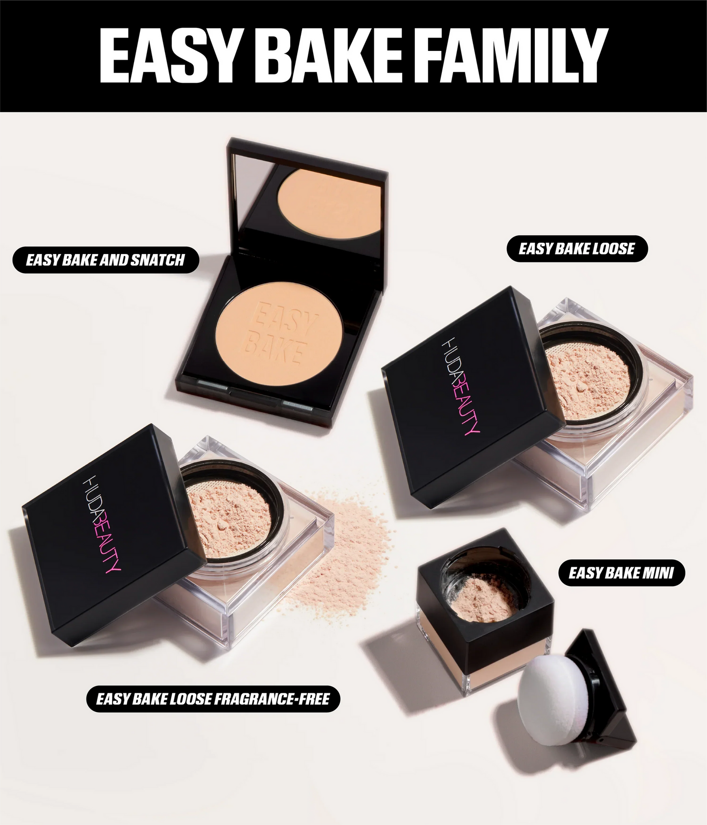 EASY BAKE FRAGRANCE FREE LOOSE BAKING AND SETTING POWDER - US 1808