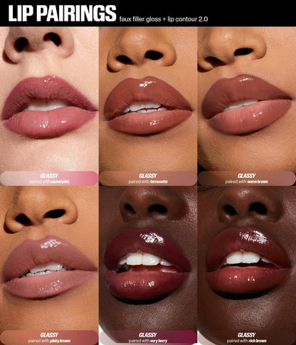 FAUX FILLER EXTRA SHINE LIP GLOSS - US 7012