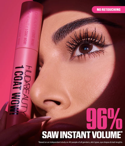 HUDA BEAUTY 1 COAT WOW! EXTRA VOLUMIZING AND LIFTING MASCARA MINI - US 5911